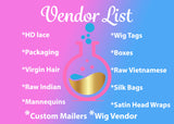 Vendor List